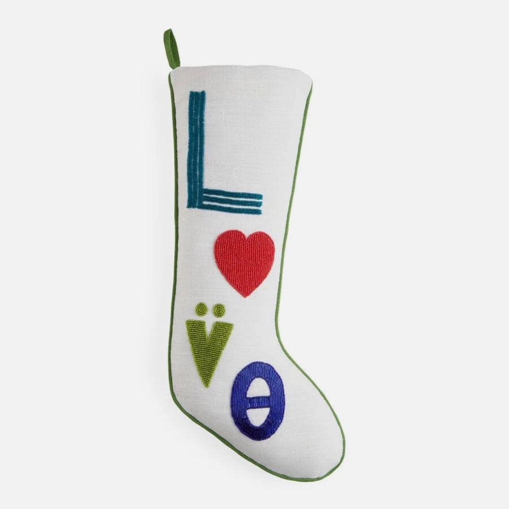 Jonathan Adler LOVE Holiday Stocking